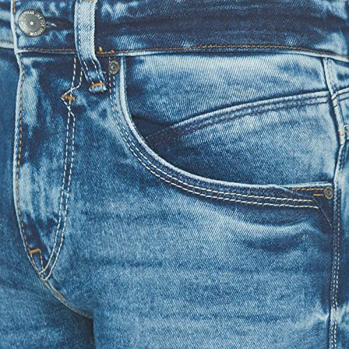 Image of Spykar Men's Low Rise Cotton Skinny Low-Rise Jeans (MACT-01BB-117)