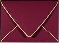 Vista 15 de Paquete de 50, tamaño A7, sobres gruesos de invitación de lujo de 5 x 7 pulgadas, para tarjetas de 5 x 7 pulgadas, autosellado, perfecto para bodas