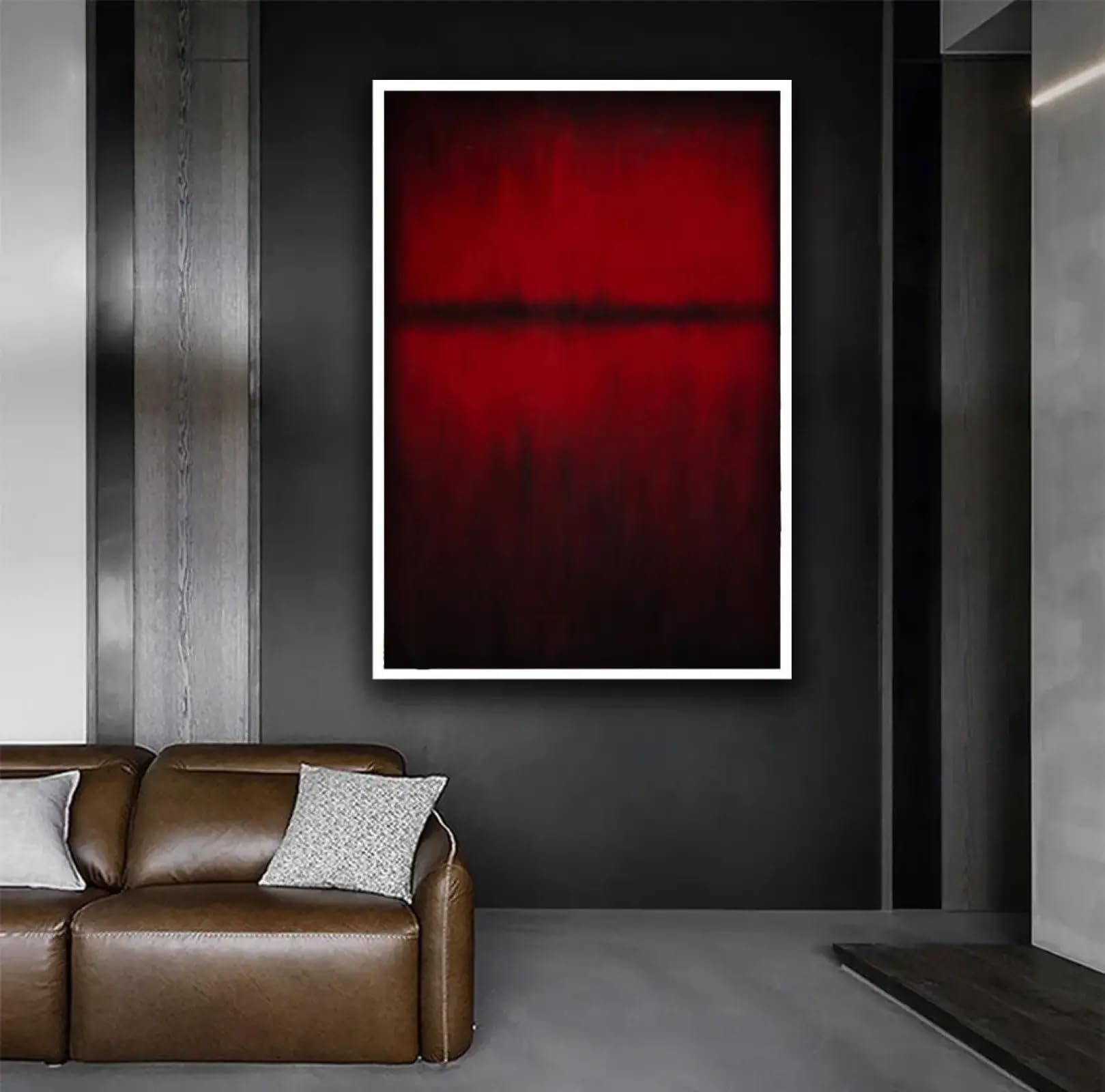 Tableau mural en blocs de couleurs pour mur vide et terne