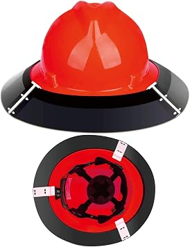 Reusable Hard Hat Visor, with Neck Protector Breathable Shade Net Full Brim Hard Hat Sun Shade,Compatible with Standard V-Gard Full Brim Neck Protection high Visibility,Durable for Outdoor