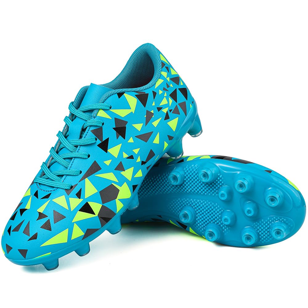 situkeke Scarpe da Calcio Bambino Scarpe da Allenamento Ragazzi Ragazze Scarpe da Calcetto Professionale All'aperto Spike Tacchetti Teenager Unisex