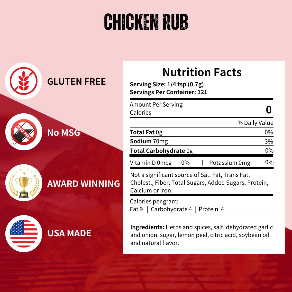 Pork Barrel BBQ Seasoning & Rub Variety Pack – Award-Winning BBQ Spice Set for Grilling, Smoking & Barbecue – Ultimate Grilling Gift for Men – No MSG, Gluten-Free, Zero Calorie - Image 3