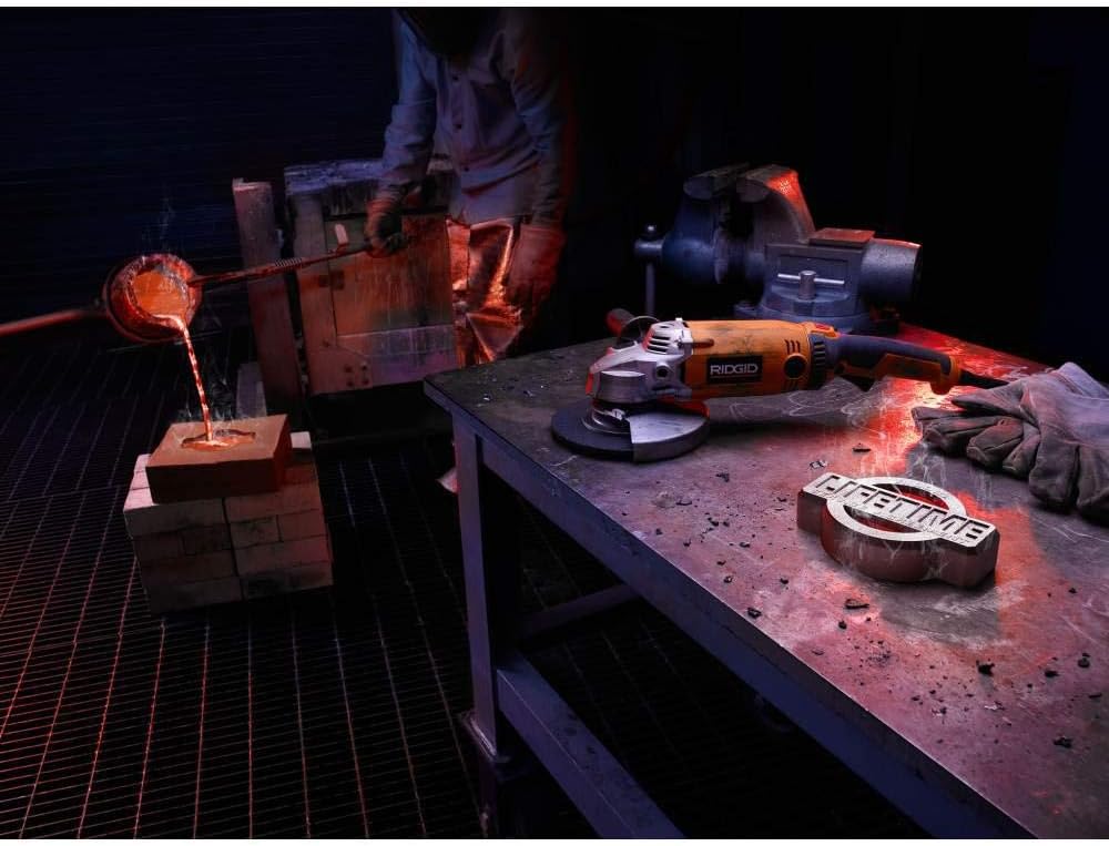 Best Deal Cheap 🛒 RIDGID 15 Amp Corded 7 in. Twist Handle Angle Grinder-R10202