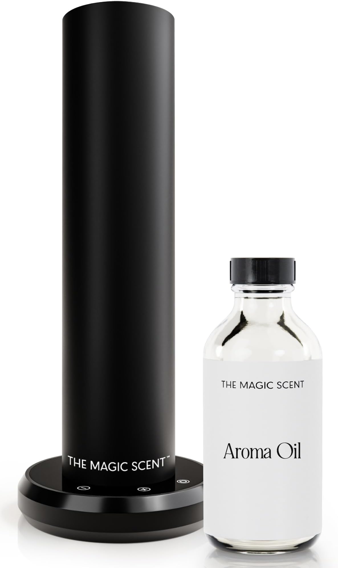 The Magic Scent Bluetooth Tower Diffuser Home & Office - Smart Ultra-Quiet for Home & Hotel - Waterless Cold-Air Programmable Professional Diffuser Machine - Essential Aroma Oil Included