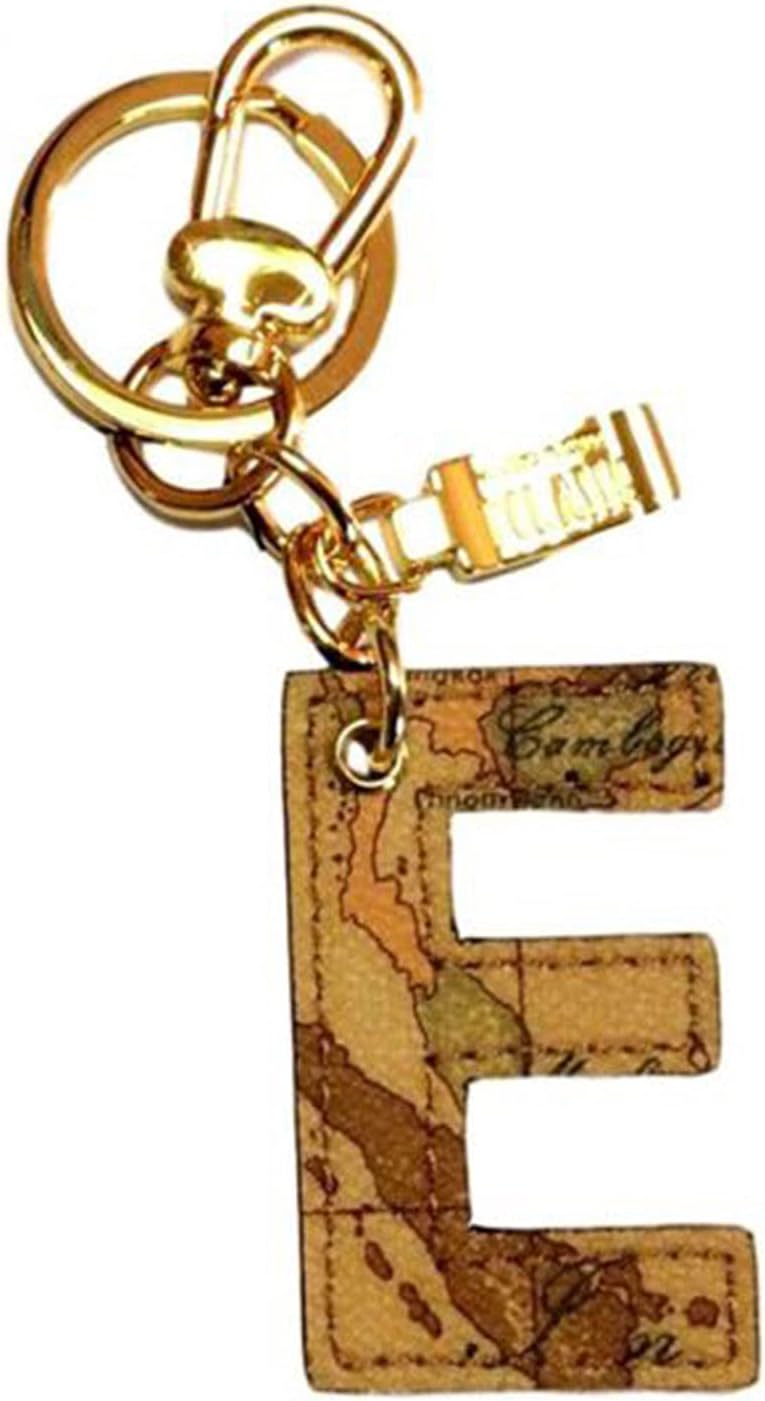 Alviero Martini Charm keyring Letter E Geo Natural