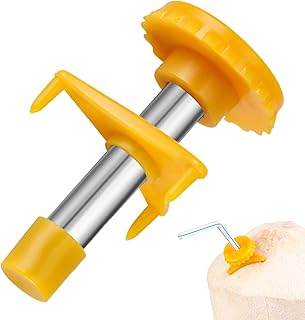Abridor De Coco,Para Cocos Verdes y Marrones - Rompedor de Frutas con Posicionamiento Preciso y Empuñadura Antideslizante para Todas las Edades y Cocineros Domésticos