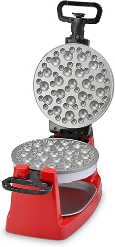 Miniatura 4 de Disney Mickey Mouse - Máquina giratoria de gofres de burbujas de Select Brands - Bonita máquina de gofres - Con platos antiadherentes y bandeja de