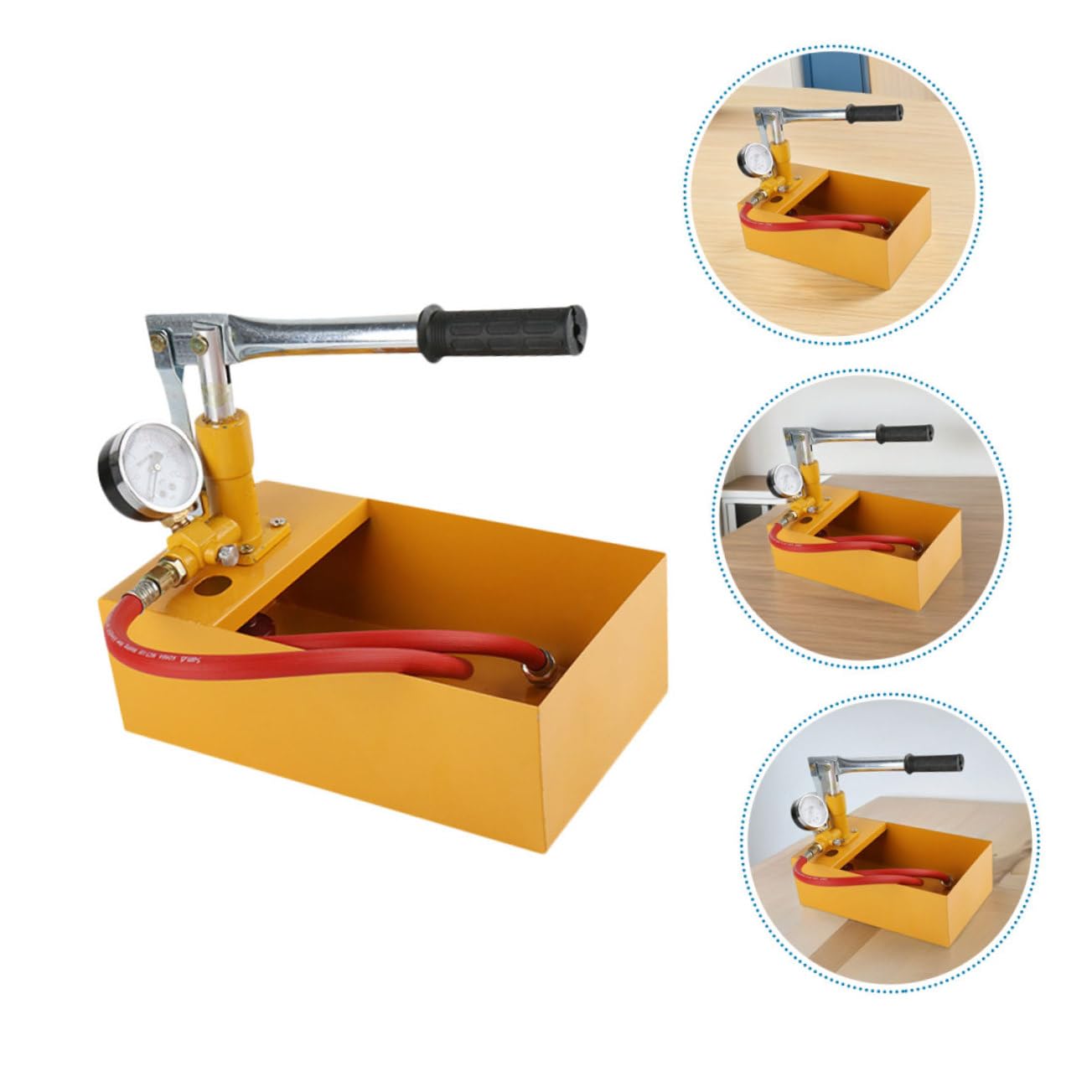 Pompe D'essai Hydrostatique Manuelle pour Tuyaux et Vannes, Alliage D'aluminium, Design Compact, Test de Pression de L'eau, 1 Set Couleur Aléatoire