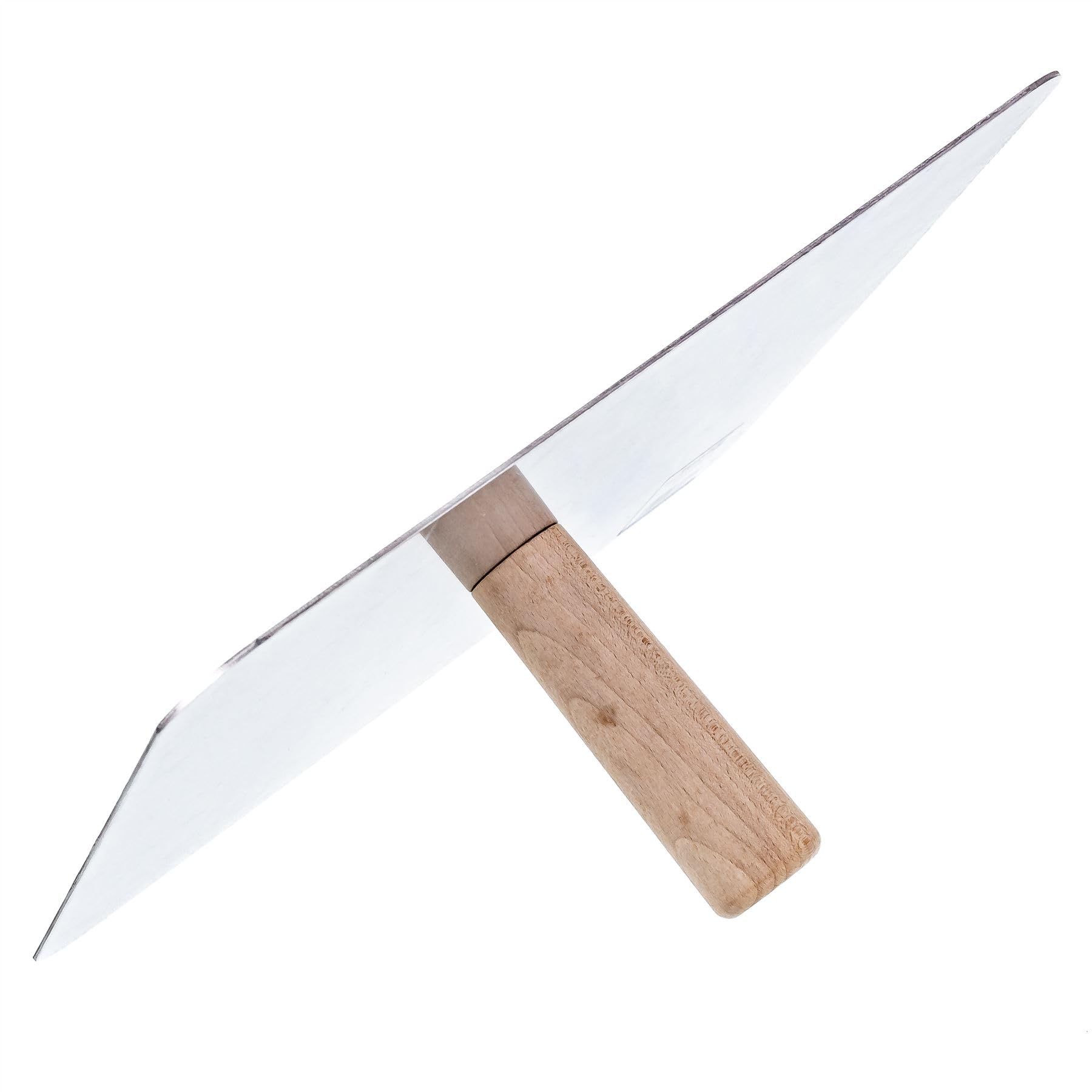 Toolty Heavy Duty Aluminium Plasterers Plastering Hawk - 330 x 330mm - 13 inch - Wooden Handle - DIY - TLTY-4821