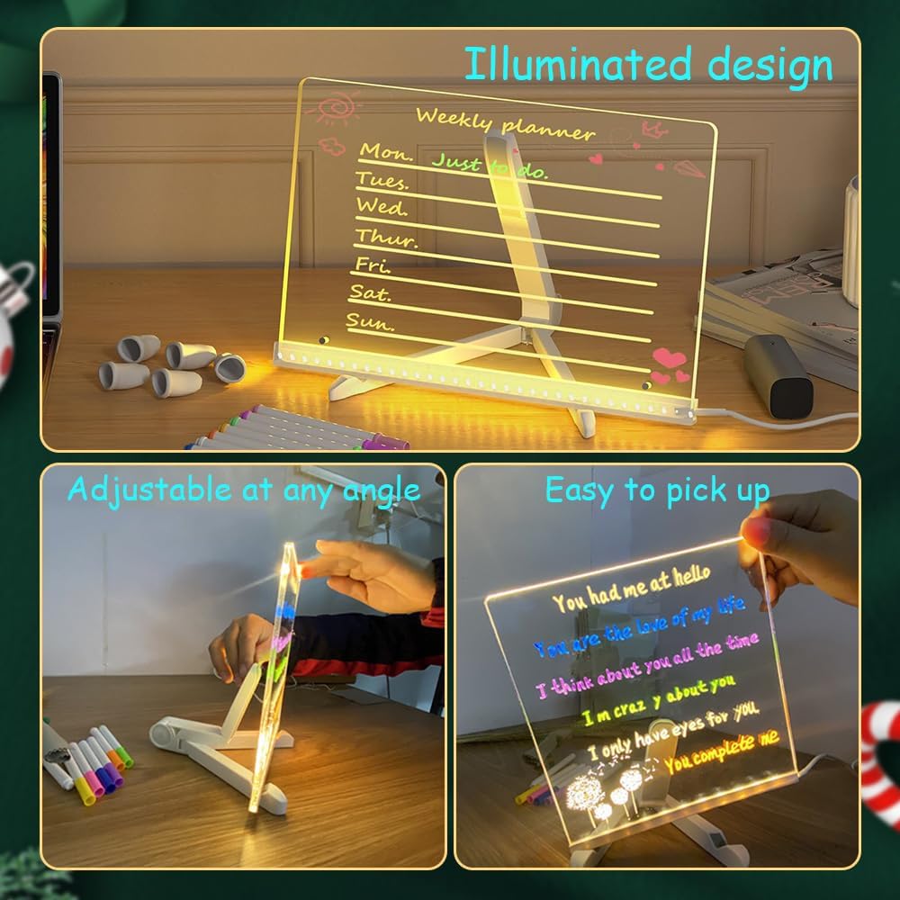 LED Magic Board with 7 Colors Pen - Image 2