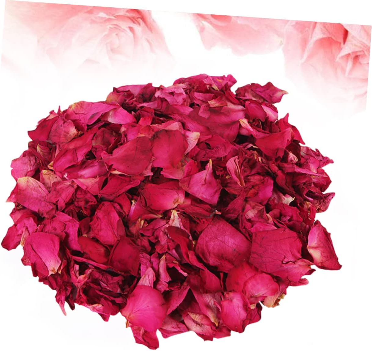 ABOOFAN 2pcs Dried Red Rose Petals for Bath Spa Flower Petals for Body Wash Foot Wash Wedding Decoration Fragrant Versatile Floral Decor