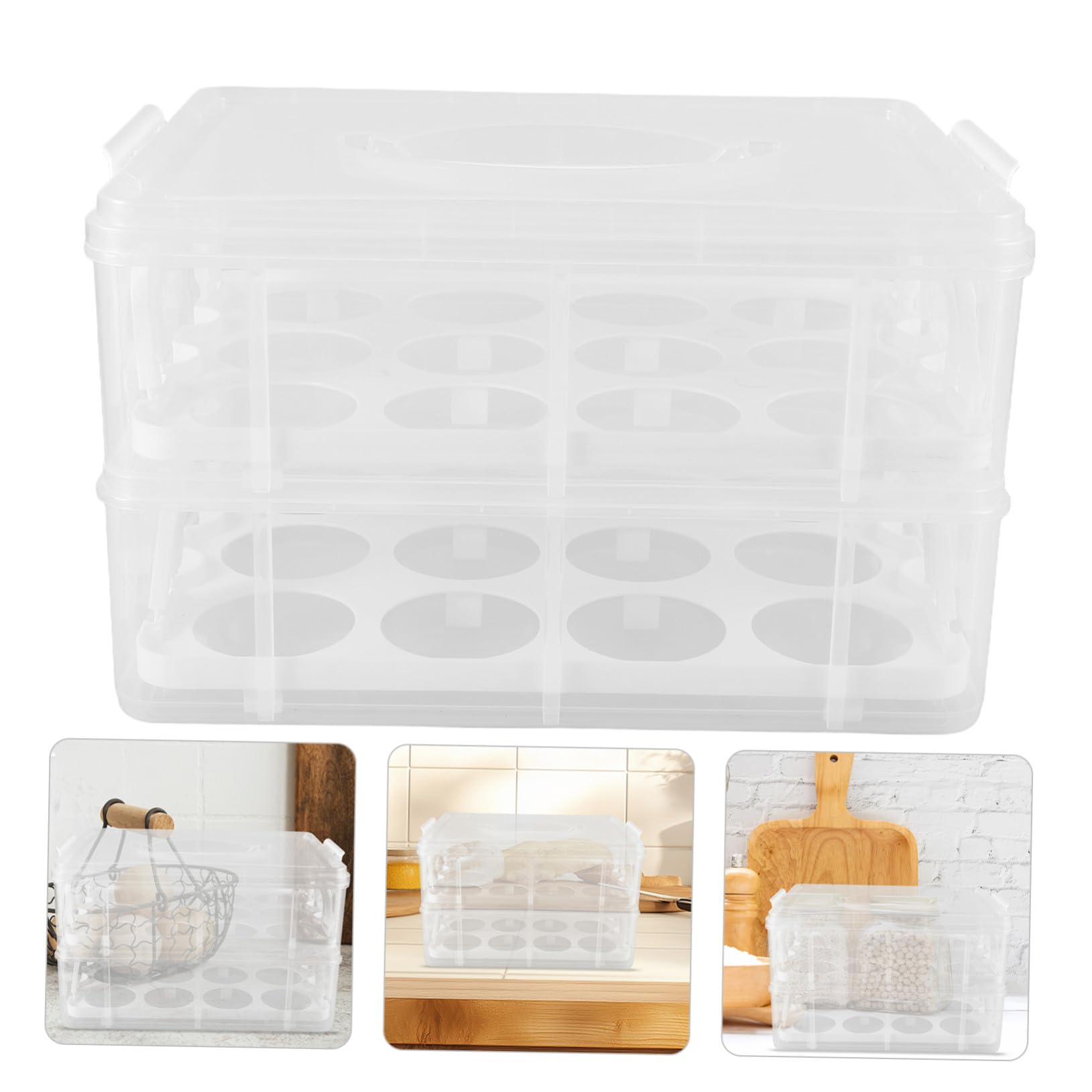 Tragbare Cupcake Transportbox Aus Kunststoff Mit Deckel Zweistöckiger Klarer Dessertbehälter Für Kuchen Und Törtchen Versiegelt Für Frische Und Einfache Aufbewahrung Bei Partys Und Reisen