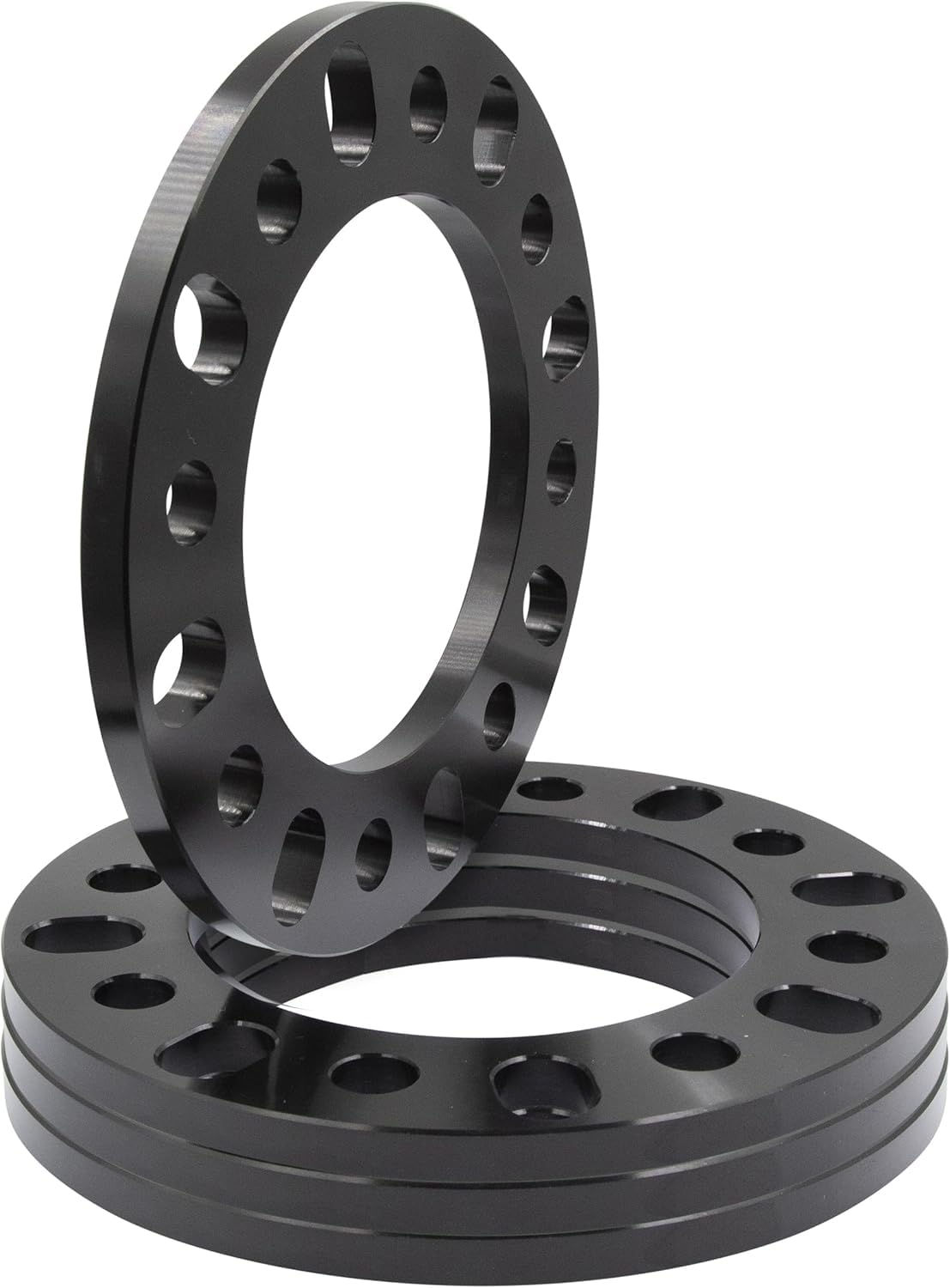 Wheel Accessories Parts 4 Pcs Universal Wheel Spacers 12mm 1/2" Thick Fits Bolt Patterns (8x6.50) 8x165.1mm 8x170mm 8x180mm Fits Chevy Siverado 2500 3500 ｜ Ford F250 F350 ｜ Ram 2500 3500