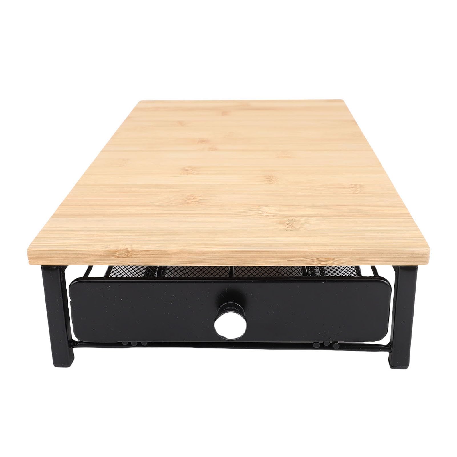 Organizador de Cajones para Cápsulas de café, Estante de Almacenamiento de Metal y Madera con Capacidad para 40 Cápsulas, Diseño que Ahorra Espacio en la Encimera para Cocina de Oficina en