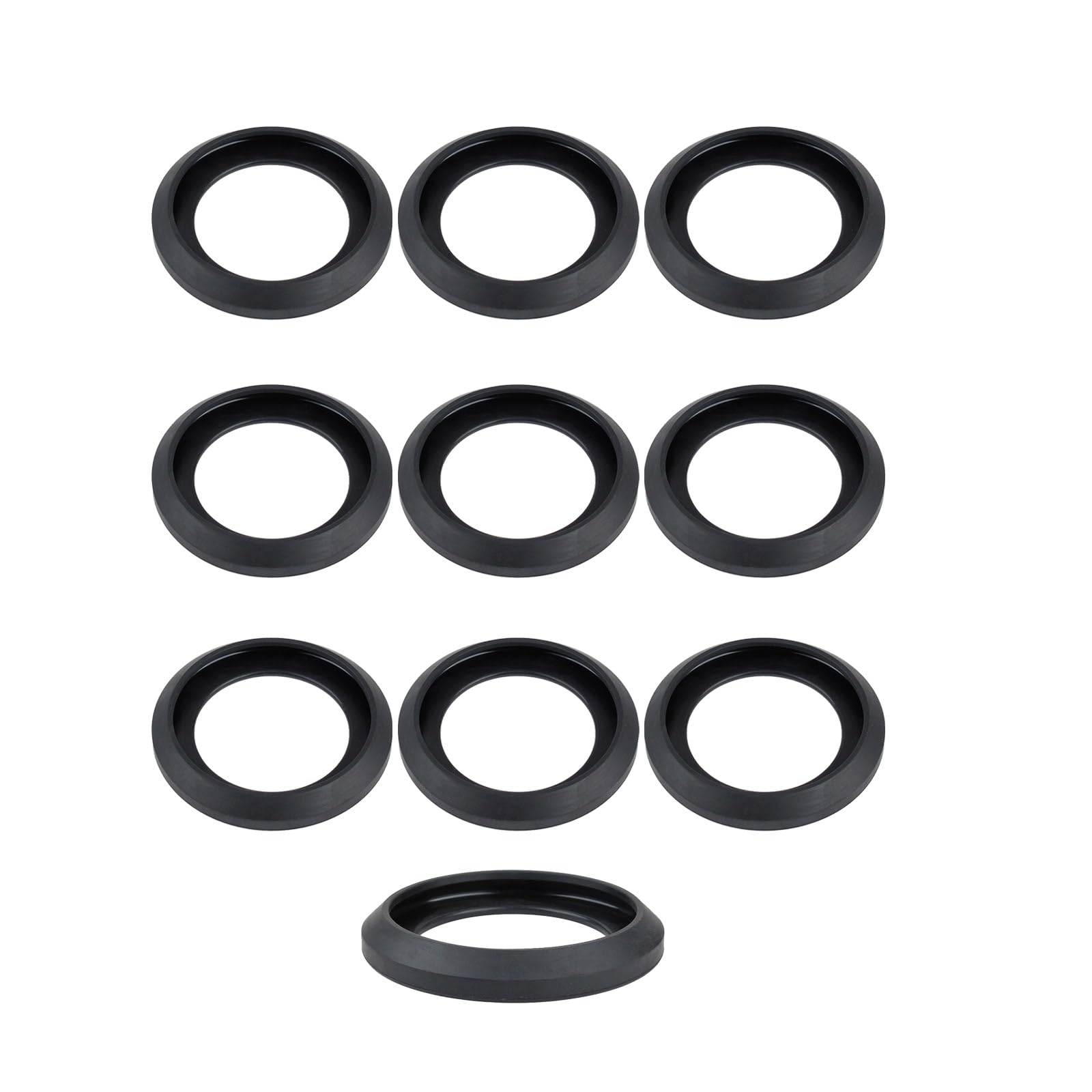 10Pcs Toilet Closet Flange Seal Rubber Gasket Rubber Seal Washer Gasket Replacement Washers Easy to Installation Washers
