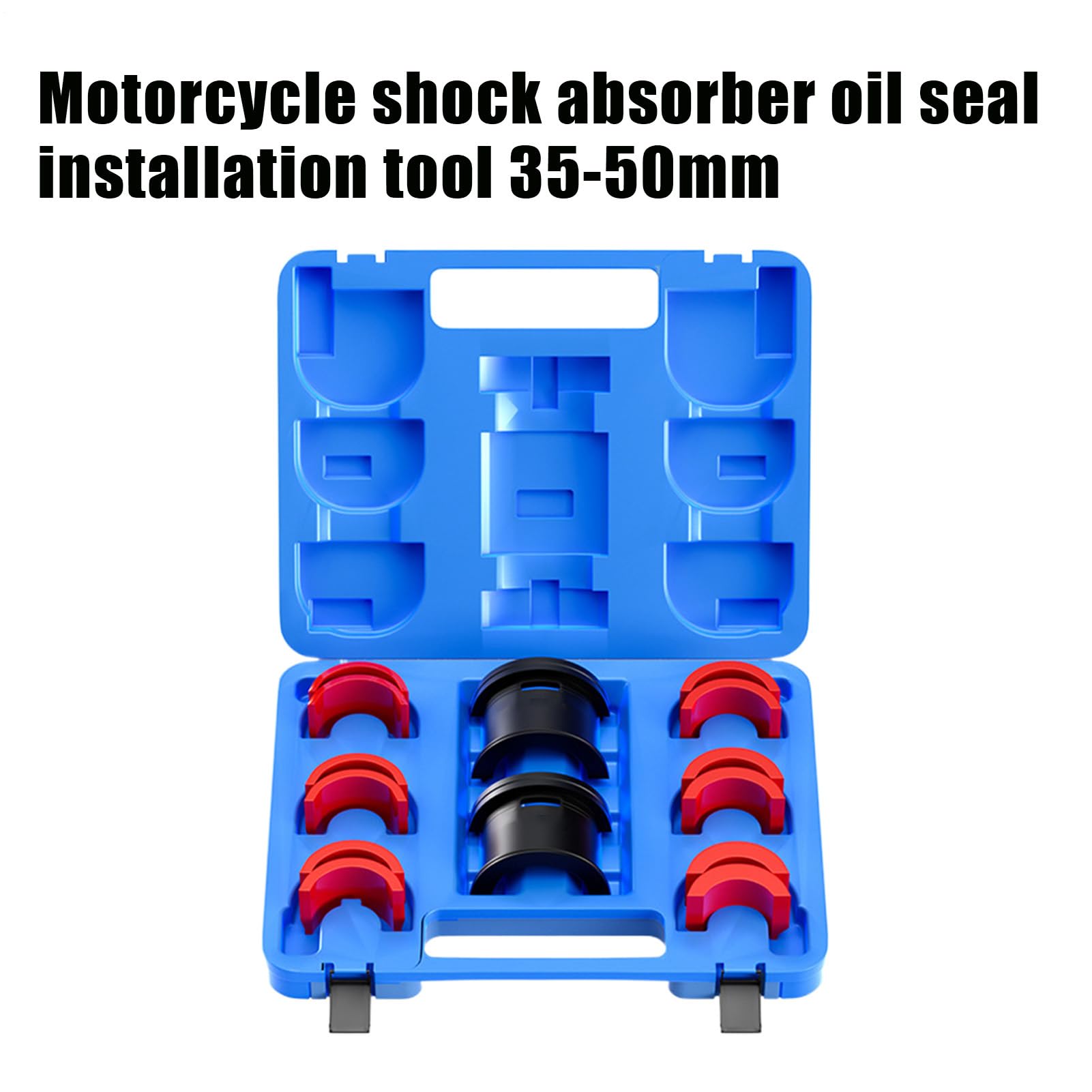 Kit Installatore Guarnizioni Set Pressioni per Moto | Attrezzatura Antiscivolo per Ammortizzatori e Guarnizioni Olio Per Manutenzione Moto Offroad Garage Officina Casa