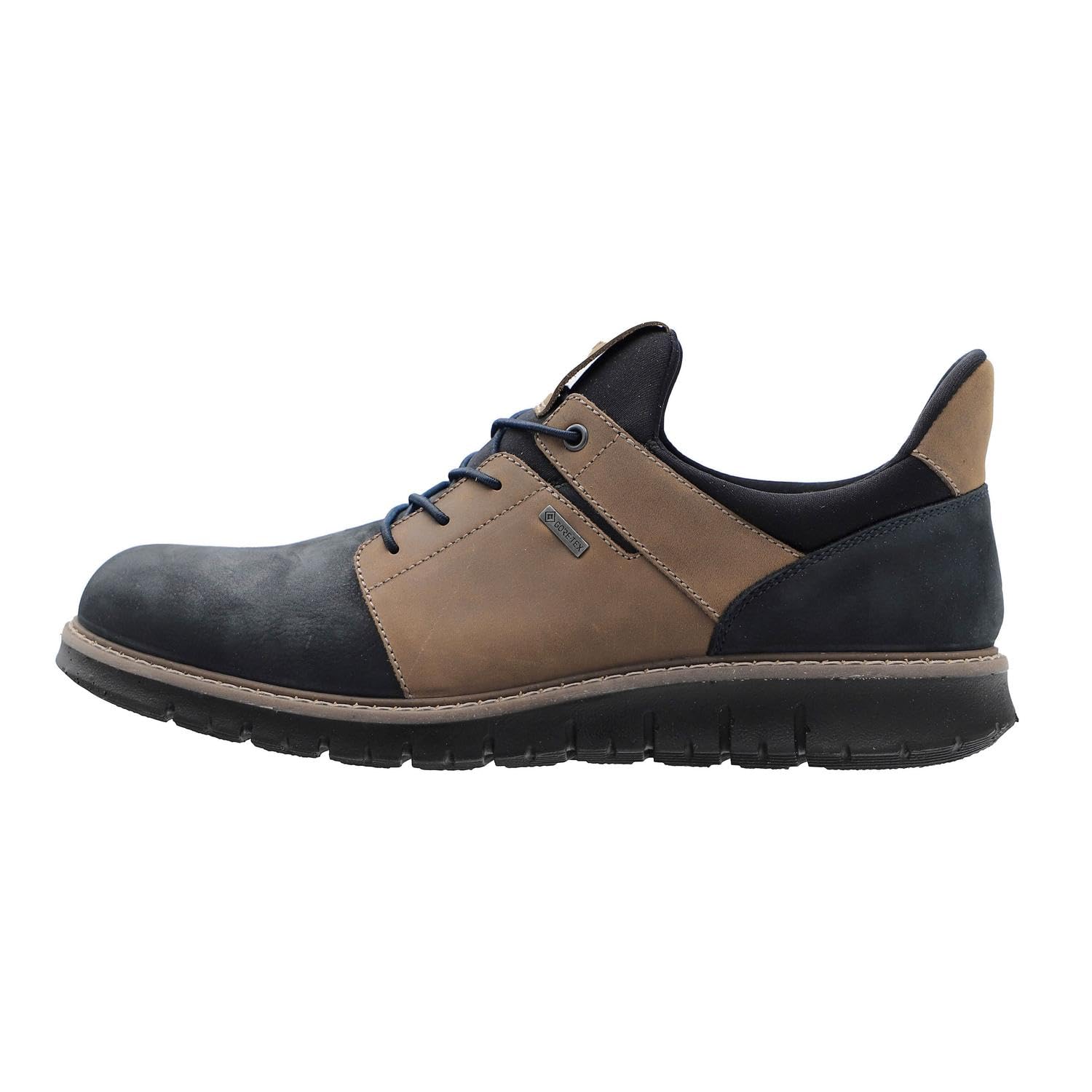 ARA Men's Leandro-GTX Sneaker, Blue Cognac Chestnut, 6.5 UK