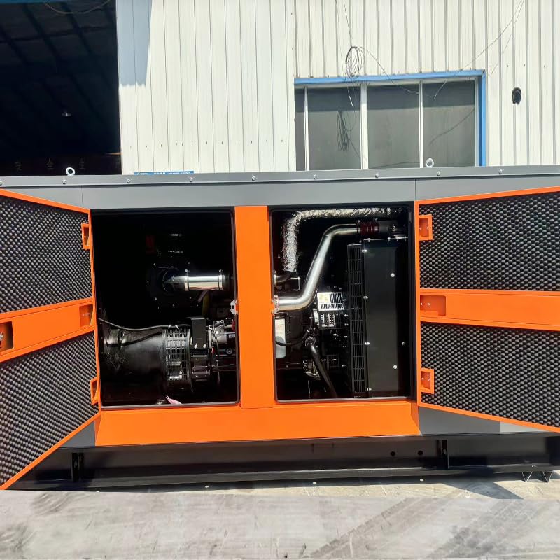 High-Power Gasoline Generator - Perfect for 20-200kw Demands Factory Construction Mobile Power Stations