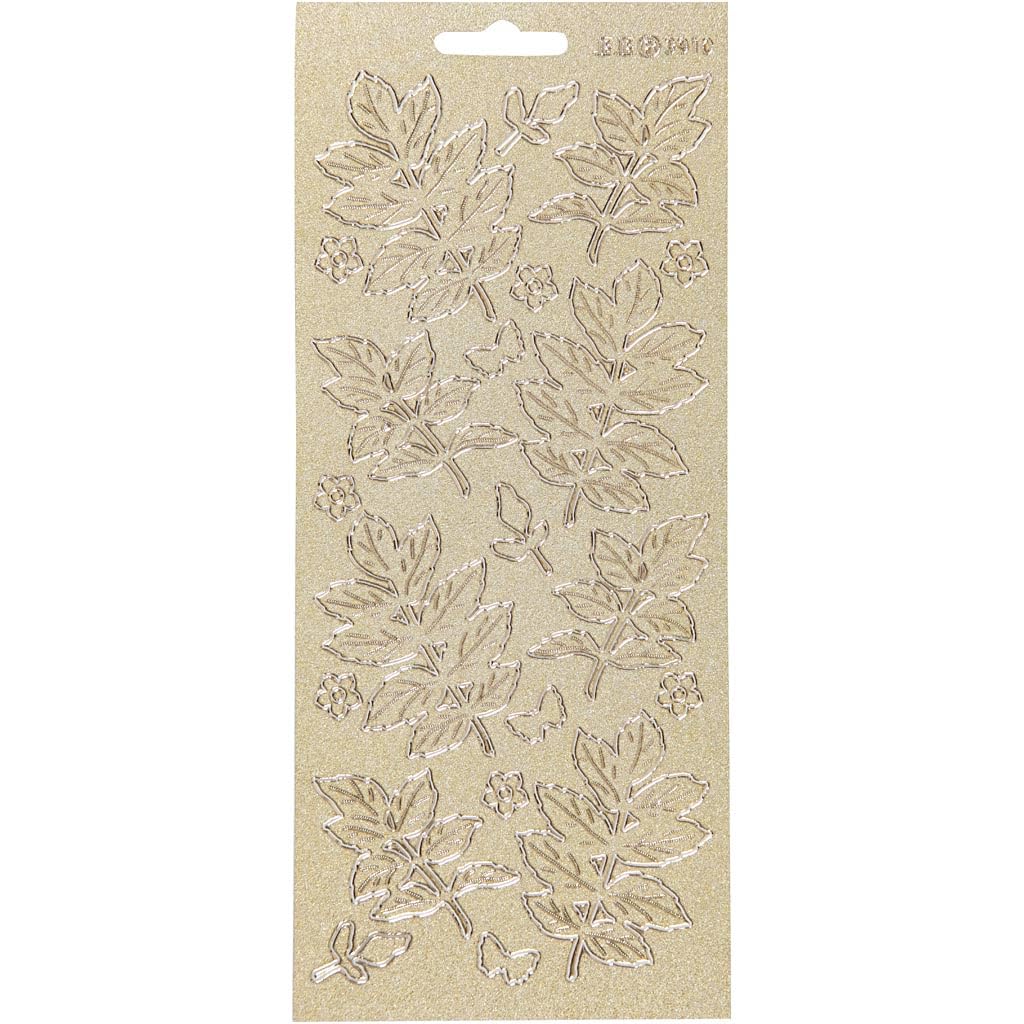 Creativ Pegatinas, oro, talla única