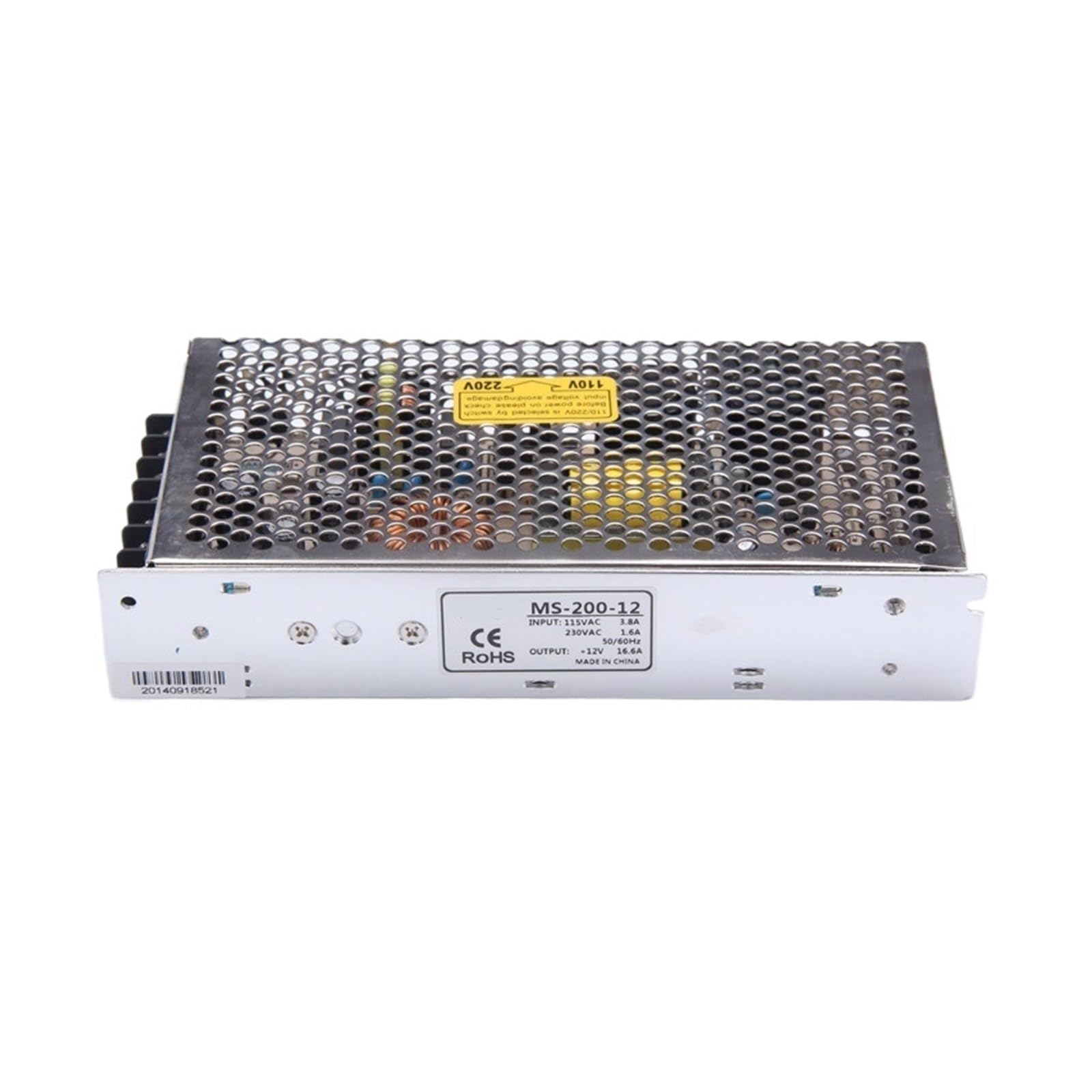 Alimentatore switching DC da 200 W, uscita singola, 27 V, 7 A, LED programmabile, convertitore di potenza AC/DC Alta precisione