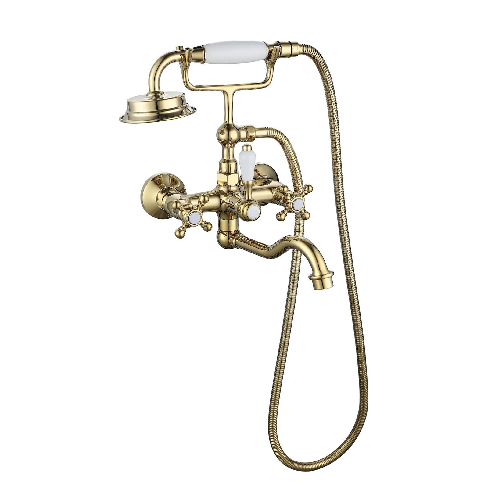 Mitigeur de bain avec douche complet or ensemble robinet de douche mural