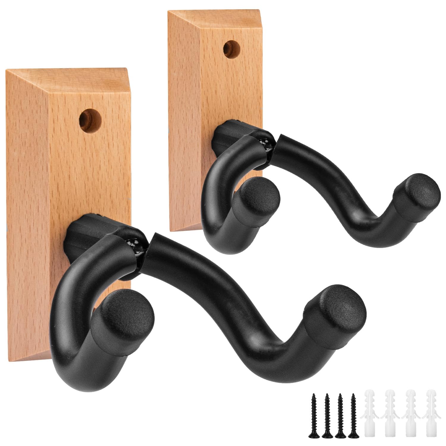 Btowin VCF Guitar Wall Mount, 2 Pcs Guitar Hangers Guitar Hanger Wall Mount