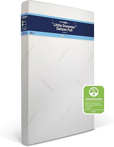Moonlight Slumber Little Dreamer Deluxe Colchón matrimonial Colchón doble cara para jóvenes y adolescentes con funda de algodón impermeable, espuma