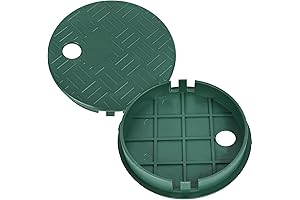 2 Pcs Sprinkler Valve Box Cover - Durable Outdoor Sprinkler Irrigation Control...