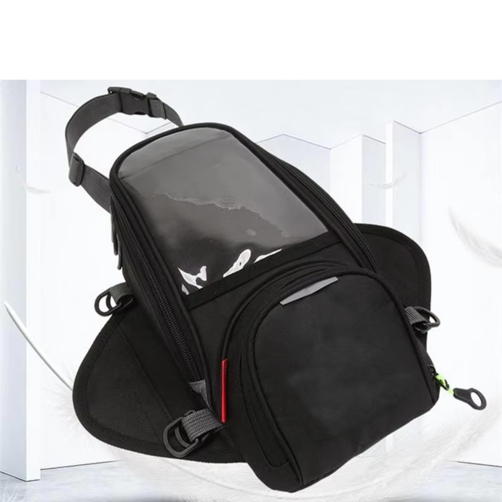 Universal-Motorrad-Tankrucksack Magnetisch Wasserdicht Reflektierend Vorderkoffer-Gepäcktasche Zubehör Reitertasche Aufbewahrungstasche Motorräder Satteltaschen Motorrad
