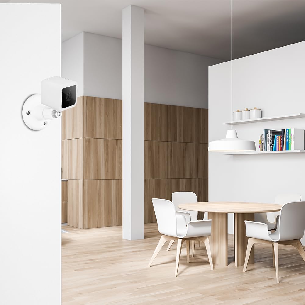 OFFCUP Carcasa para Cámara de Exterior, 2pcs Soporte de Pared para Cámara Al Aire Libre Ajustable, Blink Soporte de Pared, Compatible con el Blink Sync Module 2, para Interiores y Exteriores (Blanco)
