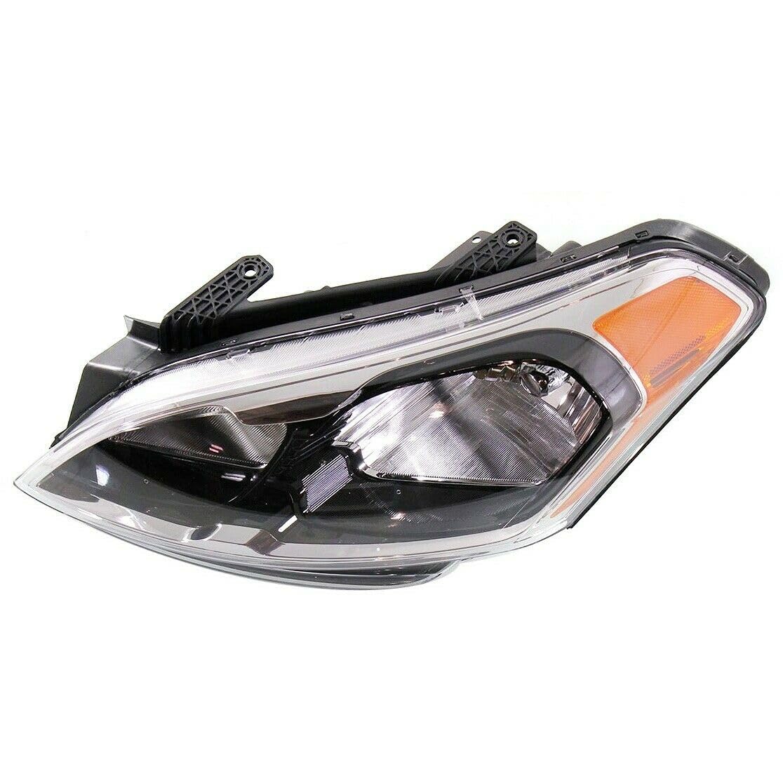 Evan-Fischer Headlight Assembly – Left Side For 2012-2013 Kia Soul (All Trims) – Includes Halogen Bulb, DOT/SAE Certified