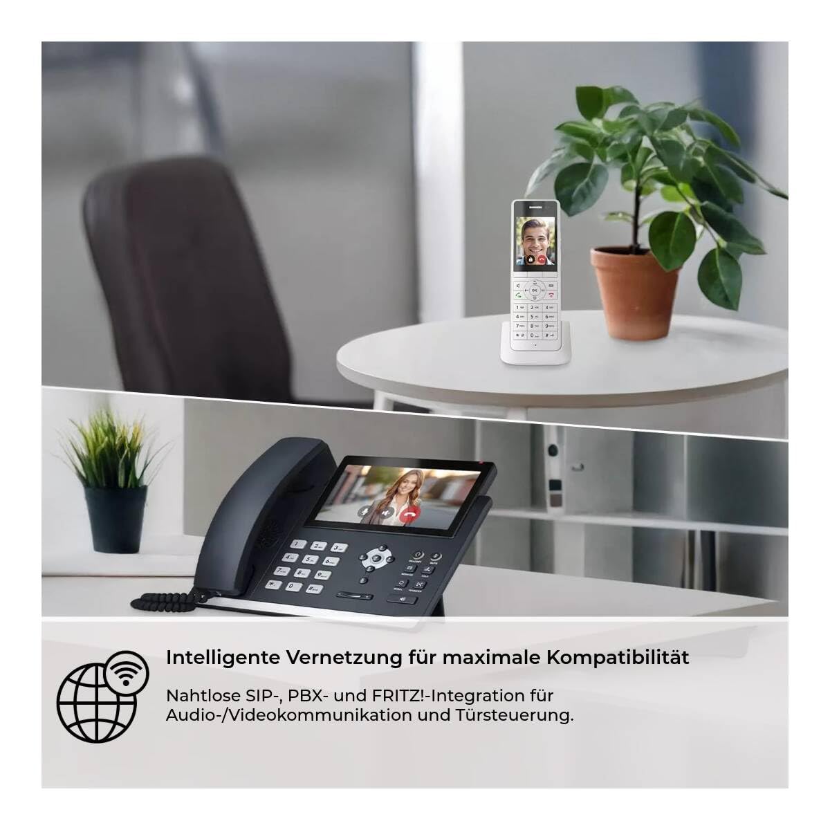 Metzler VDM10 2.0 Video Sprechanlage Komplett Set - mit austauschbarem Namensschild - LAN/POE - Türsprechanlage mit HD-Kamera für 1 Familienhaus, Smartphone App, in Anthrazit aus V2A Edelstahl