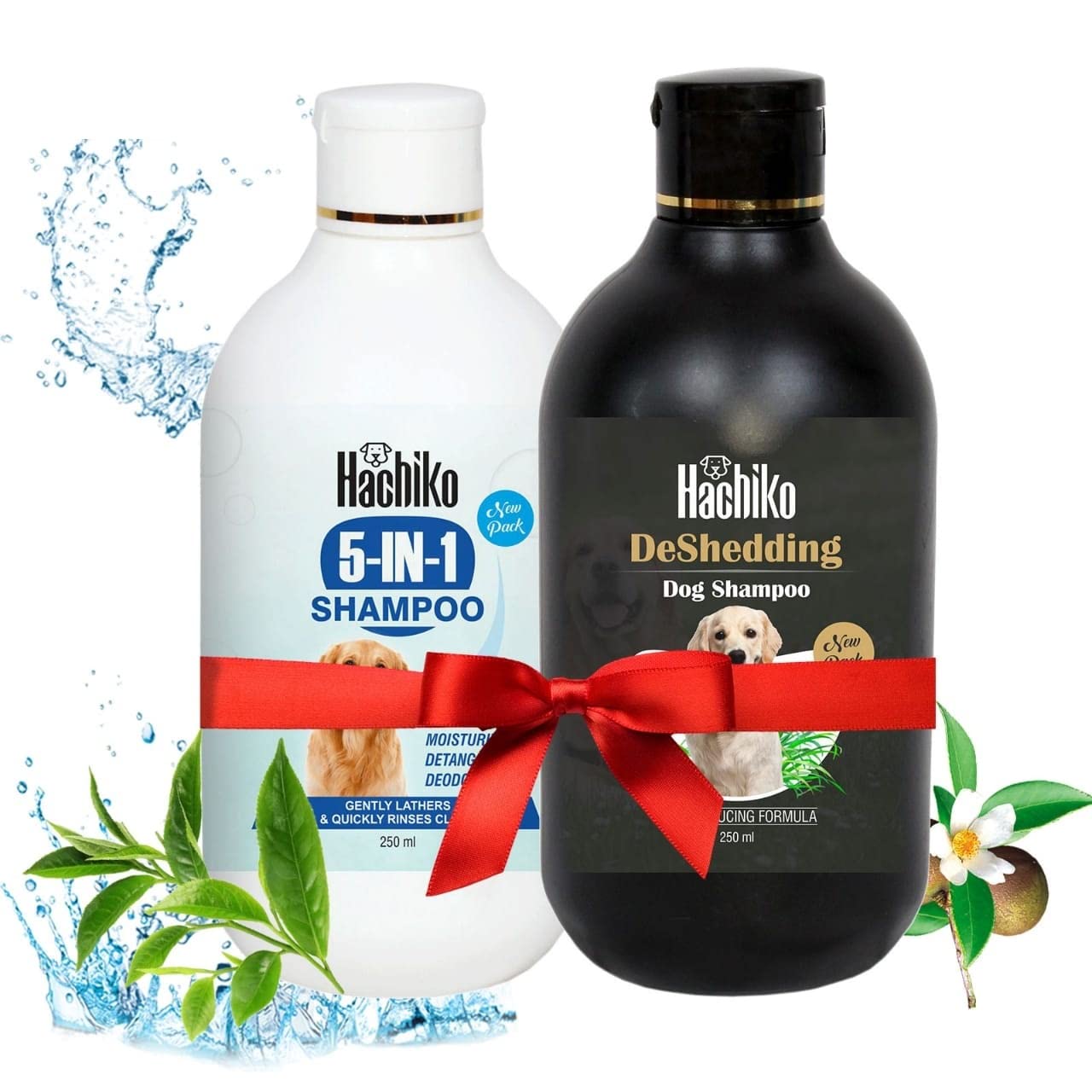 Hachiko:-Dog Shampoo & Puppy Shampoo - 5 in 1 Naturally Organic Dog Shampoo for Smelly Dogs Grooming Products for Dogs, Deshedding Shampoo for Dogs Pet Shampoo (B09XY133QG) Amazon Price History, Amazon Price Tracker