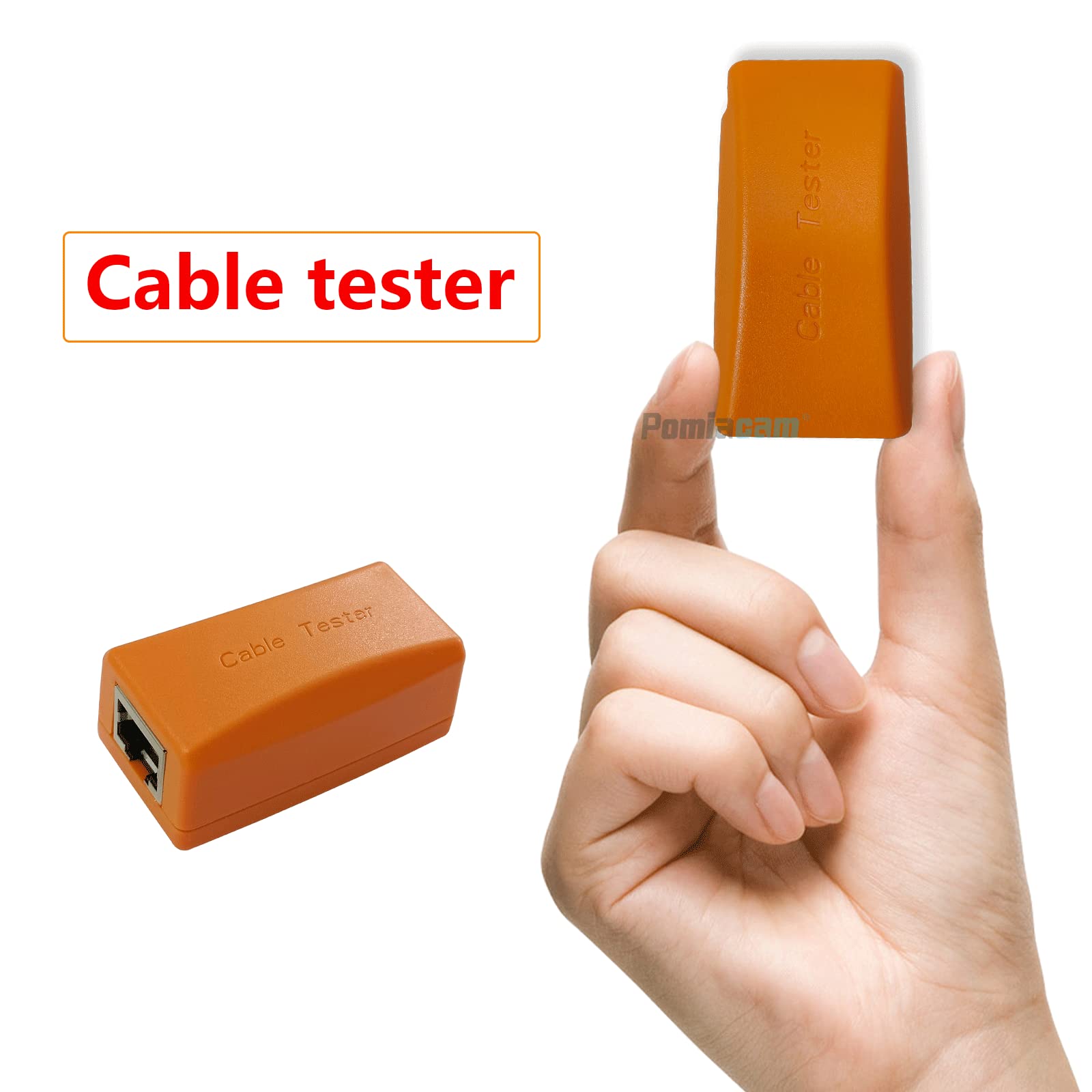 Tester kabli sieciowych CCTV, kabel sieciowy do podłączenia przewodów nr 255, akcesoria do testera kabli CCTV, wykrywanie wadliwych punktów przyłącza sieciowego RJ45