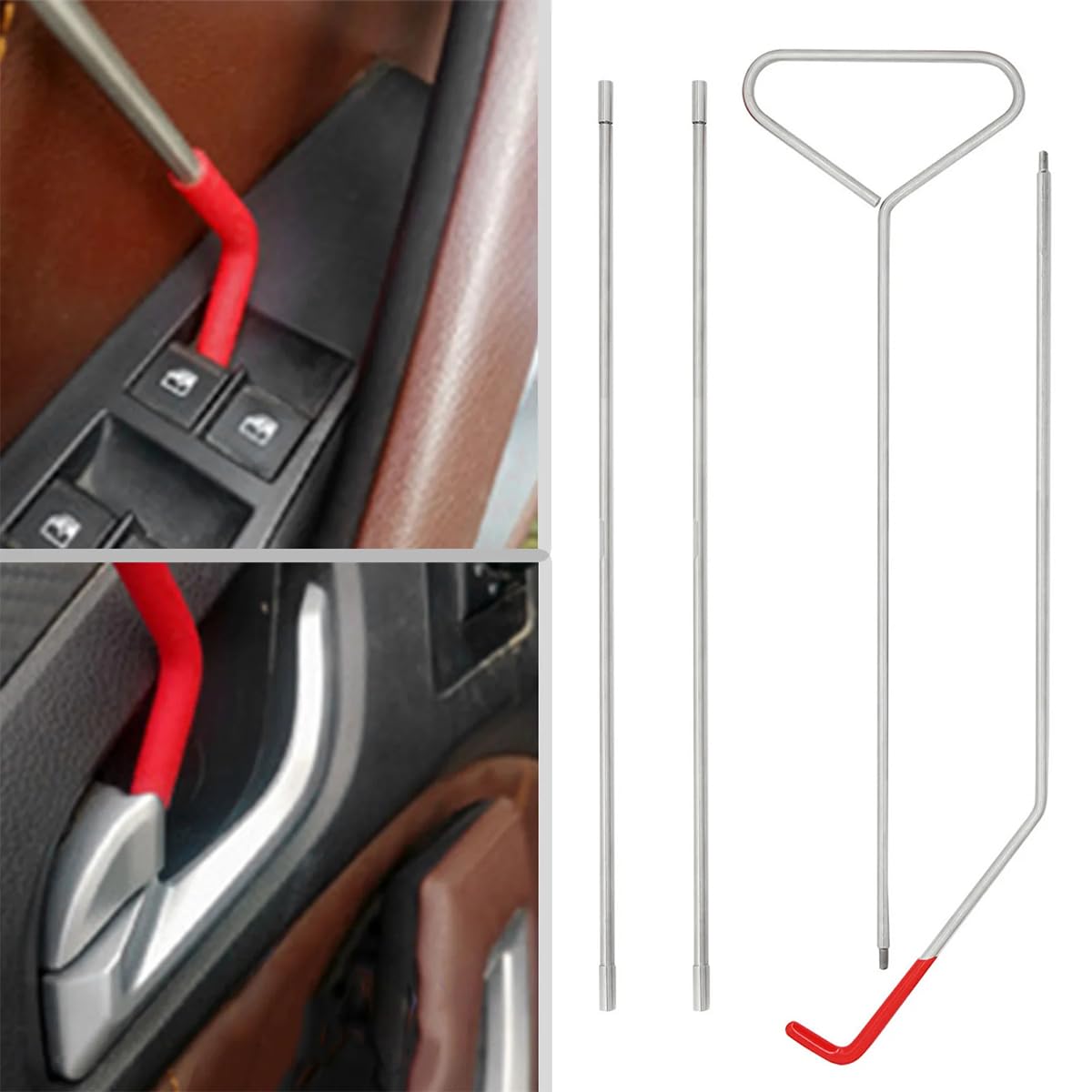 CGEAMDY Kit D'outils Professionnels pour Voiture d'urgence, Kit De Dépannage à Longue Portée, Kit d'urgence Professionnel pour Voiture avec Pince Longue Portée, Accessoires pour Voiture Et Camion