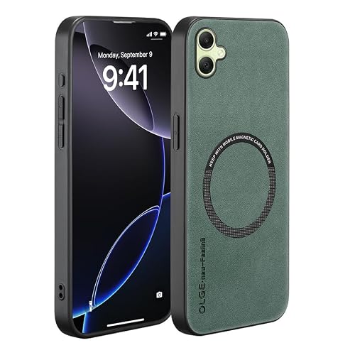 �Ή��@�� for Samsung Galaxy A07 4G �g�уP�[�X,PU���U�[���A�X�����ȑϏՌ��X�}�z�P�[�X Green