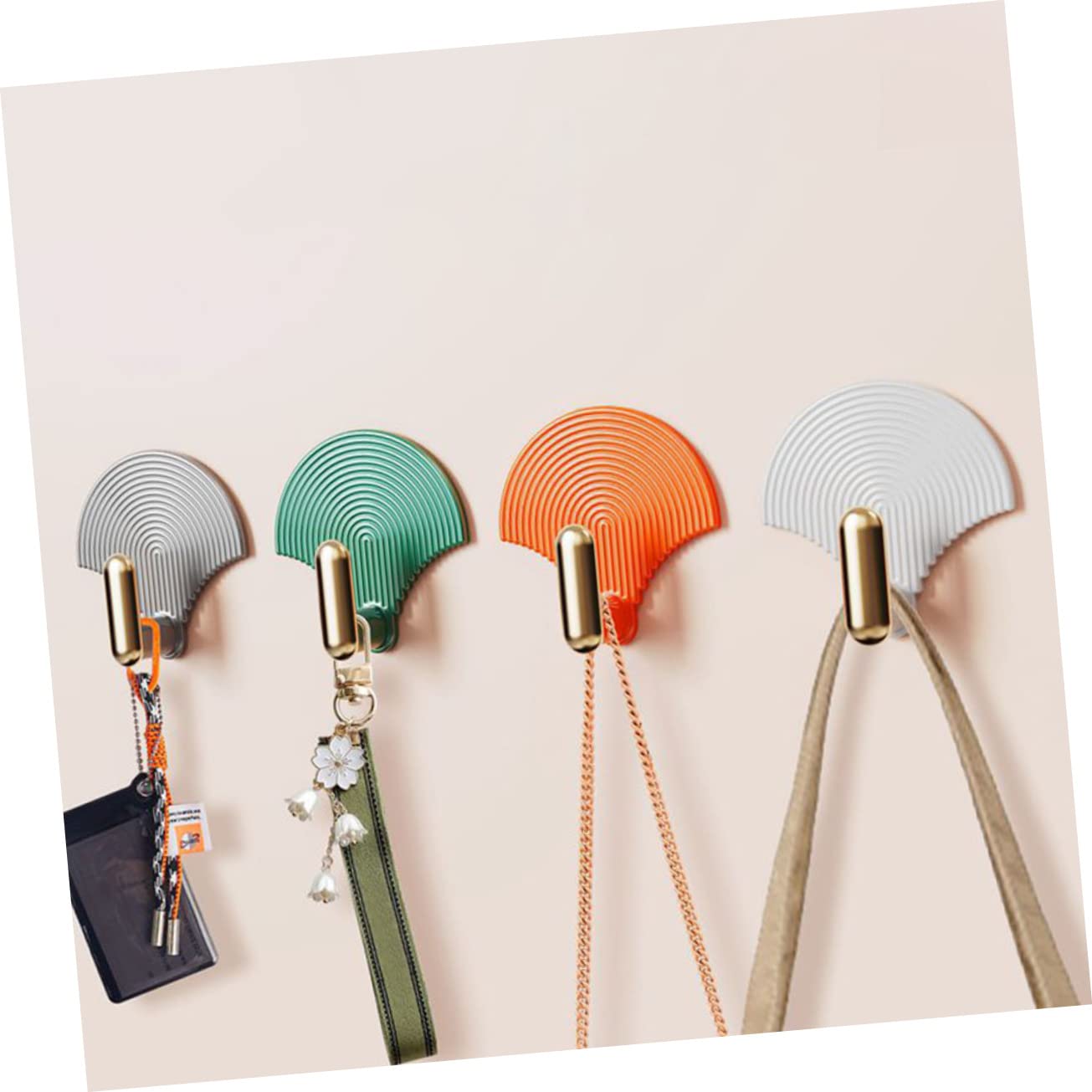 MAGICLULU 20piezas Ganchos Adhesivos Multiusos Impermeables Para Baño Cocina y Entrada Gancho Autoadhesivo Para Llaves y Toallas