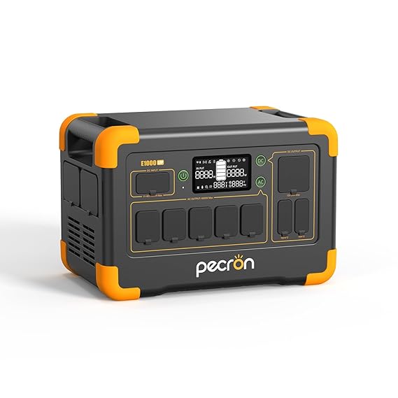 pecron Portable Power Station 1024Wh, 1800W LiFePO4 Battery Backup