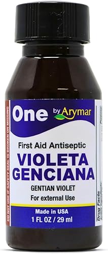 Violeta de genciana 1% USP primeros auxilios antiinfeccioso 1 fl oz (1)
