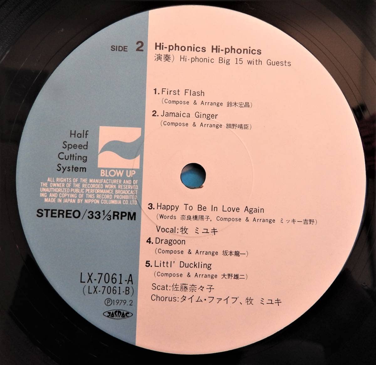 帯付き！ハイフォニックス　細野晴臣/ミッキー吉野/坂本龍一/大野雄二　レコード 帯付き！ハイフォニックス 細野晴臣/ミッキー吉野/坂本龍一/大野