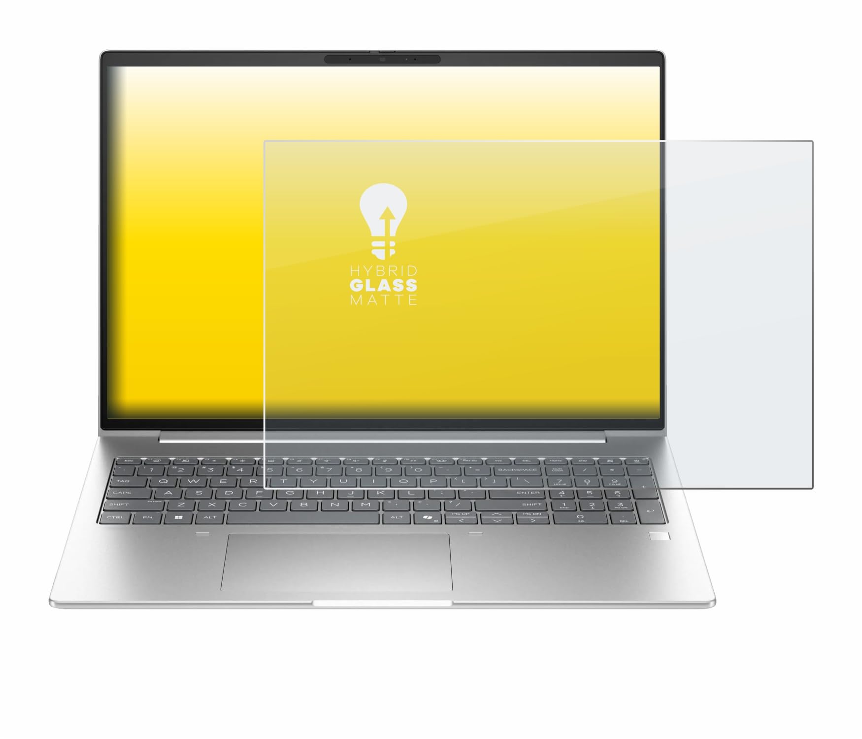 upscreen Lámina Cristales para HP EliteBook 6 G2i 16" | , Mate Protección Pantalla Made in Germany, Anti-Reflejos 9H Dureza Hybrid Tempered Glass