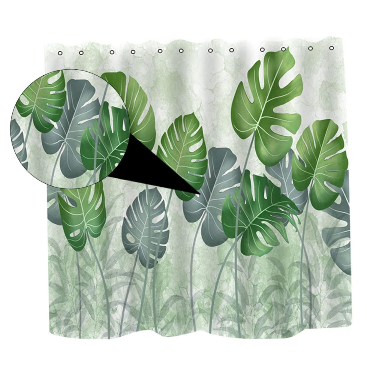 Rideau de douche anti-éclaboussures 150 x 180 cm pour garder le sol sec