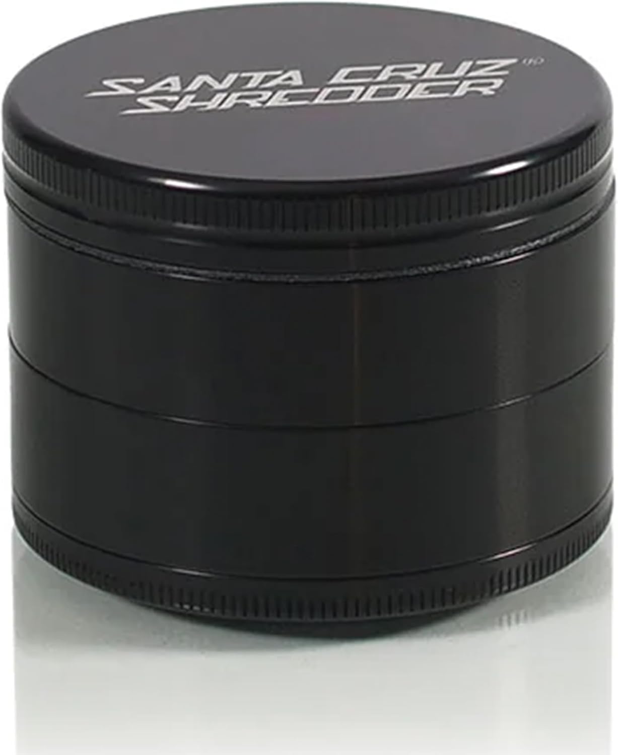 Santa Cruz Shredder Herb and Spice Grinder Made in USA (Large (2.7 Inch), Black)