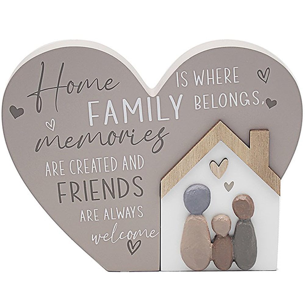 Lesser & Pavey British Designed Family Loving Standing Quotes Plaque
