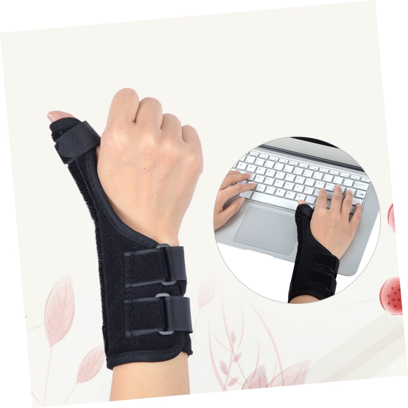 BESTYASH Thumb Brace Wrist Stabilizer Wrist Tendonitis Finger Protectors Thumb Support Splint for Carpal Tunnel