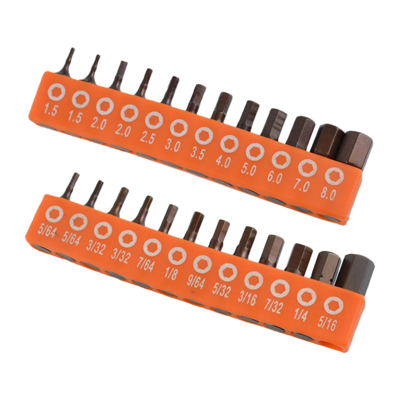 Zwwaazhf 24Pc Metric And Impe 12 / 24Pcs Electric Screwdriver Bit Combination Set Hexagonal Accessories Attachment Bit Tool Tip