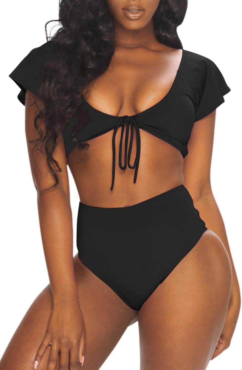 Bikini with ruffle sleeves Clearance