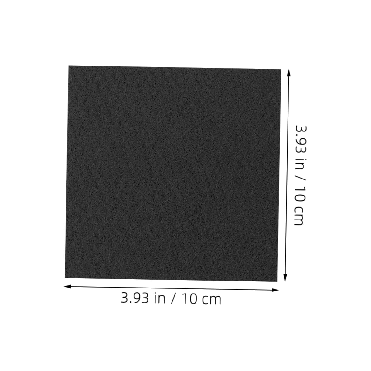 DONFAMDS 2pcs Carbon Felt Graphite Insulation Mat for Vacuum Furnace High Temp Carbonized Fiber Wick