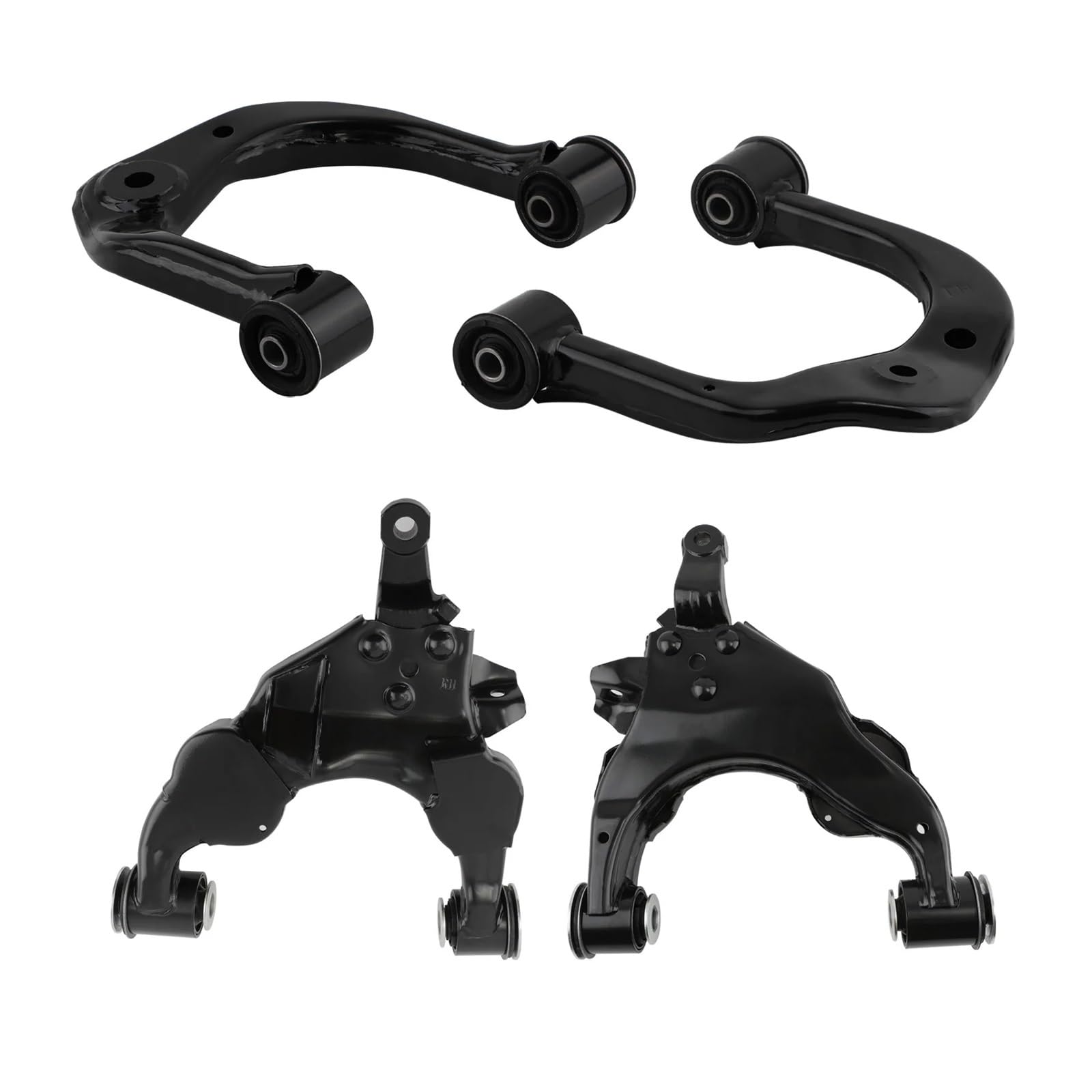 Zestaw wahaczy samochodowych do zawieszenia górnego i dolnego przedniego, kompatybilny z Toyota Tundra Pickup 2000-03, wahacze ze sworzniami kulowymi 4863034010 511-58138L 511-58138R 521-809 521
