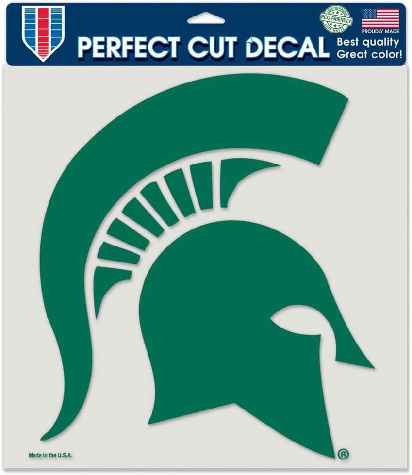 Michigan State Spartans Full Color Die Cut Decal - 8" X 8"